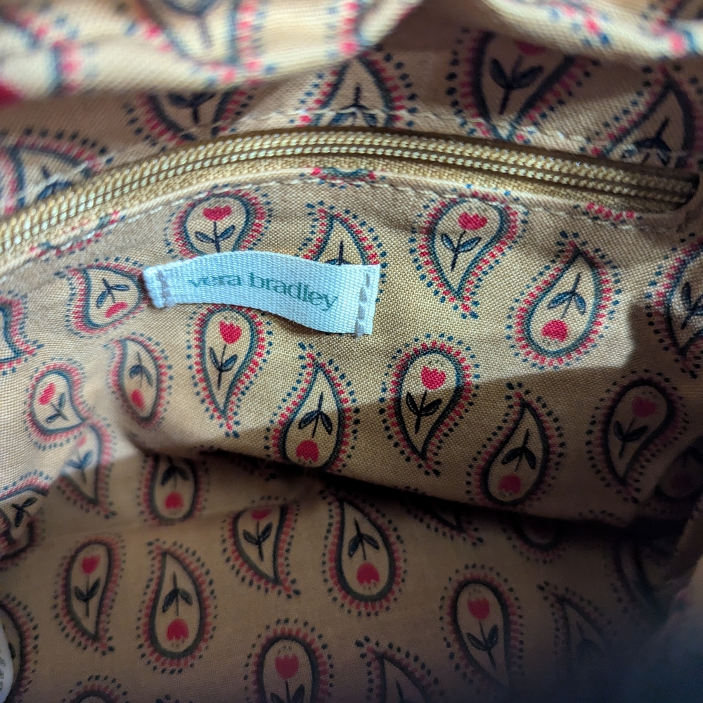 Vera Bradley Black and Red Floral Crossbody Bag - Picture 7 of 7